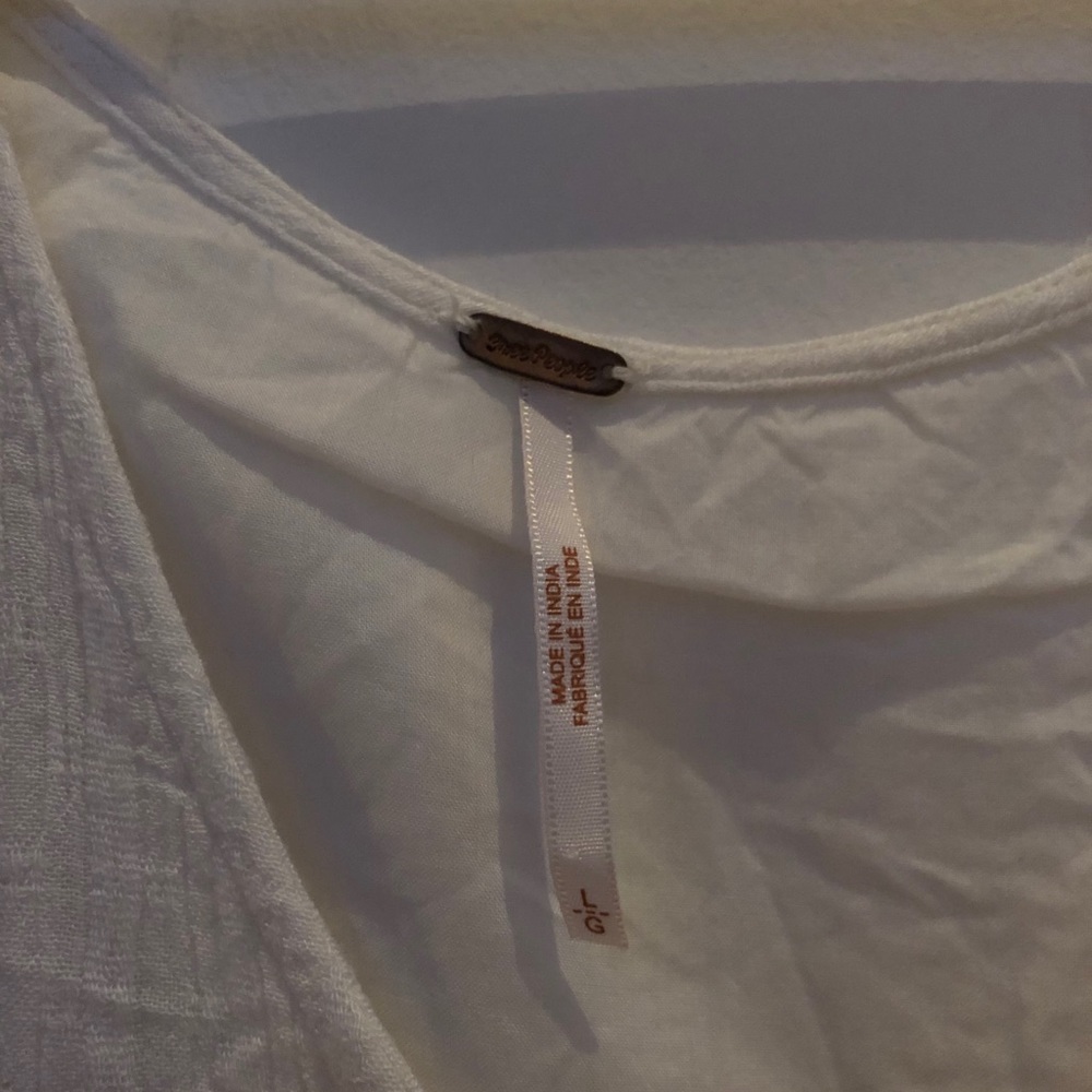 Free People blouse in white size L